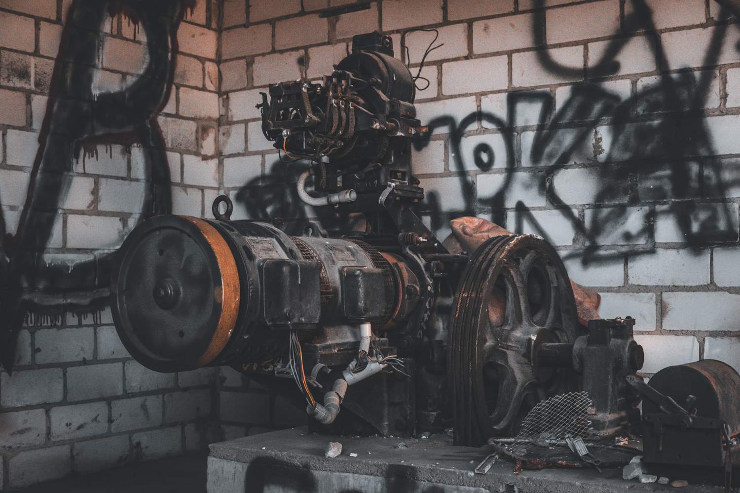 Abandoned interior